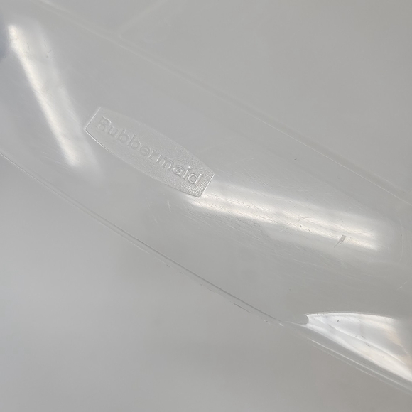 Vtg Rubbermaid Coated Wire White Dish Drying Rack Drainer 1H92 Clear Mat 1S04 - Picture 5 of 16